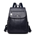 thumbnail image 3 of Mochila de cuero de alta calidad para mujer, mochila de viaje de gran capacidad, bolsos escolares de moda, mochilas de hombro para mujer, novedad de 2021, 3 of 5