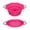 A003- Clear (Feature C), variant on Collapsible Silicone Colander Strainer with Handles for Kitchen Draining