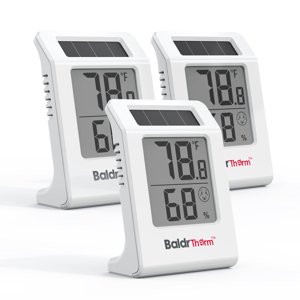 BaldrTherm Digital Thermometer and Hygrometer Meter - 2.2 Display (3-Pack)