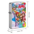 thumbnail image 2 of Rainbow Ruby-theme Copper Metal Lighter Shell, Premium Replacement Refillable Lighter Case with Durable Metal Construction, Compatible with Zippo and Most Standard Lighter Models, 2 of 6
