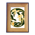thumbnail image 1 of China Flower Bud Art Round Pattern Photo Frame Exhibition Display Art Desktop Painting, 1 of 3