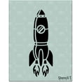 thumbnail image 3 of Stencil1, Space Theme Stencils 4-Pack (Astronaut, Rocket, Stars, Moon, Saturn) – Kids’ DIY Room Wall Decor for Space Lovers - 4 8.5x11 Sheets, 3 of 9