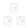 thumbnail image 3 of Ounissouiy Regla de diseño hueco para acolchado, máquina de coser portátil, plantillas de posicionamiento acrílico, accesorios para manualidades DIY, Type1 NO1 Ounissouiy CBP186544, 3 of 6
