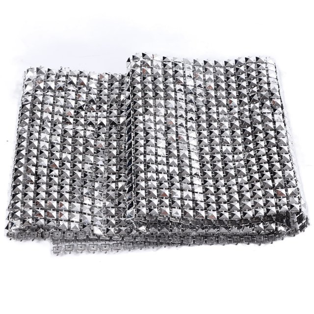 Cintas de diamantes de imitación Tetragonum escalables, 1 yarda, uso seguro y duradero, artesanías tridimensionales, 5 uds.