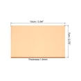 thumbnail image 2 of Unique Bargains Copper PCB Board, 20Pcs Single Sided Copper Clad Circuit Board Laminate Blank PCB Copper Pads 7x10cm, 1.6MM, 2 of 6
