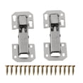 thumbnail image 2 of 10Pcs Soft Close Kitchen Cupboard Cabinet Wardrobe 90Degree Door Hinges & Screws, 2 of 8