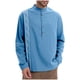 thumbnail image 2 of Blusas y camisas de manga larga con cuello redondo para hombre, estilo casual, a la moda, con botones y manga larga, blusa de poliéster para hombre., 2 of 8