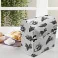 thumbnail image 3 of Fruit Art Stand Mixer Cover, Monochrome Pattern with Engraved Style Orange Grape Strawberry Raspberry, Kitchen Appliance Organizer Bag Cover with Pockets, 5 Quarts, Charcoal Grey White, by Ambesonne, 3 of 4