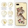 thumbnail image 4 of Case Yard iPhone-8-Plus Case Clear Soft & Flexible TPU Ultra Low Profile Slim Fit Thin Shockproof Transparent Bumper Protective Cover Drop Protective Cell Phone Cases (Eye of the Tiger), 4 of 8