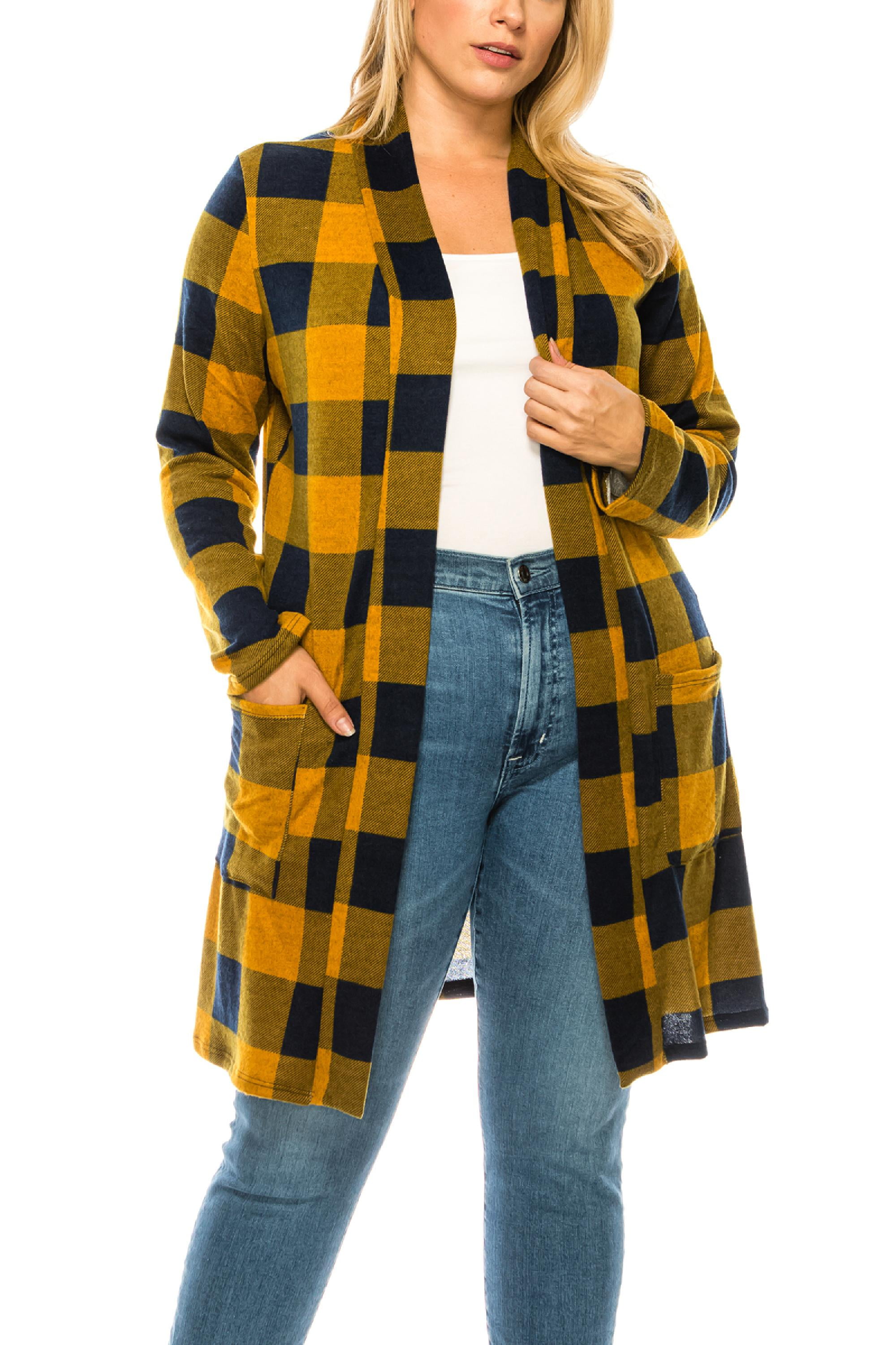 yellow cardigan walmart