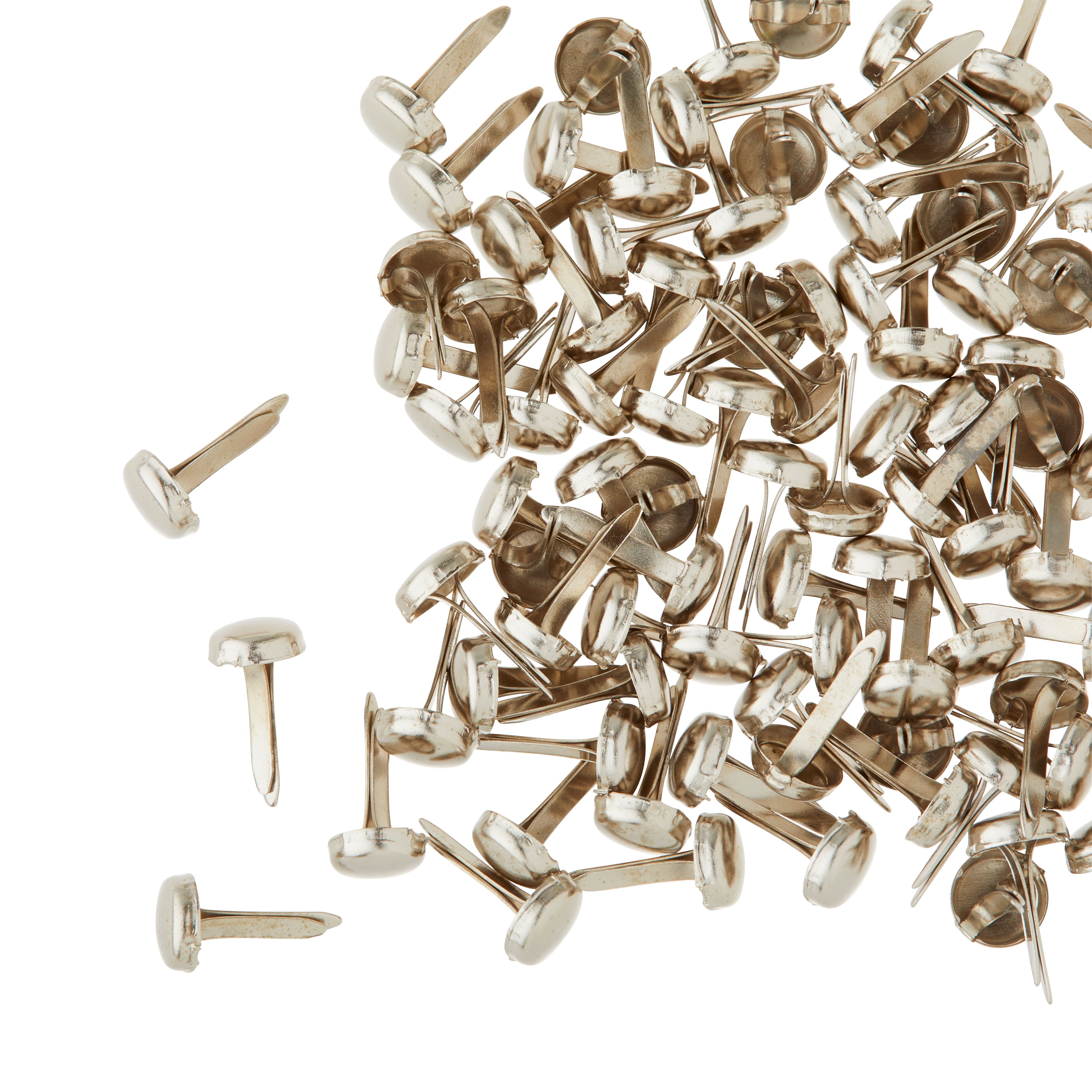 Silver Snowflake Paper Fasteners Brads Assortment Set - 50 Count – Country  Croppers