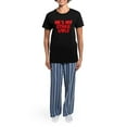 thumbnail image 4 of CafePress - Hes My Other Half Women's Dark Pajamas - Women's Short Sleeve Print T-Shirt and Pants Dark Cotton Pajama Set, 4 of 7