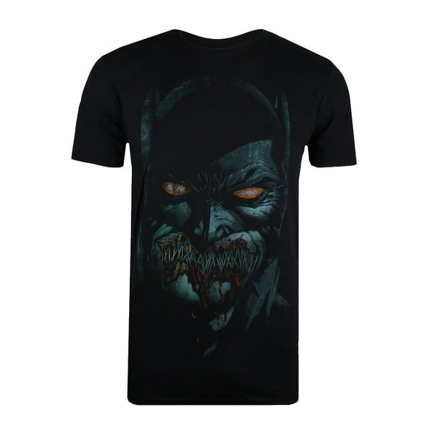 Batman - Camiseta Stitched Up de Algodón para Hombre (Negro)