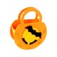 thumbnail image 1 of Regalo Creativa Para Dulces De Halloween, Bolsa De Transporte, Bolsa De Aperitivos De Calabaza, Suministros Para Festivales De Halloween Para Fiesta De Halloween Serendint HA040254-01, 1 of 2