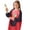 Red, variant on Waterproof Kids Craft Smock Apron, Long Sleeve with Front Pocket, Stain‑Proof Painting Work Coat for Boys Girls