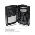 thumbnail image 4 of iFLY Elite 2-Piece Expandable Hardside Spinner Luggage Set, with TSA Lock, 20" Carry-on and 28" Checked Luggage, Black, 4 of 8
