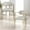 Beige, variant on Set of 4 Chenille & Gold Arm Chair, Upholstered Dining Chairs, High Back Kitchen Chairs for Kitchen Living Room (Beige)