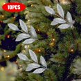 thumbnail image 4 of Ganfancp 10Pcs 13.77X4.33In Navidad Polvo de Oro 6 Hojas Polvo de Oro Árbol de Navidad Corona Decoración Hogar Oficina Hotel y Otras Decoraciones Ofertas Del Día Sólo En Línea 10* Insertos, 4 of 6