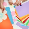 thumbnail image 2 of 100 hojas de papel de cartulina de colores, cartulina de colores surtidos, papel para hacer tarjetas, papel grueso para manualidades, A4, suministros para manualidades en el aula, 230gsm, 2 of 5
