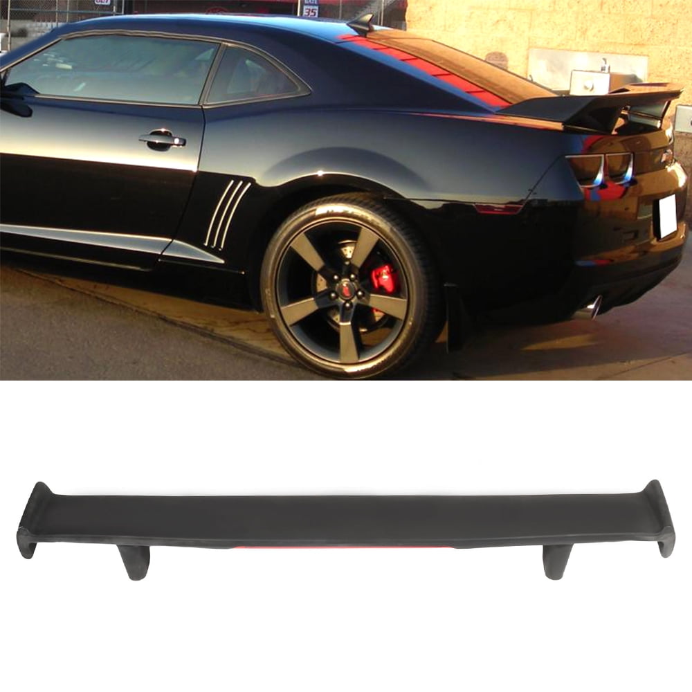 SCITOO ABS Black Rear Spoiler Wing With 3rd Brake Light Exterior  Accessories Styling Kits Replacement for CHEVROLET Camaro 2-Door Coupe 3.6L  LT Fits