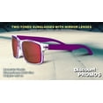 thumbnail image 4 of 10 Sunglasses with Mirror Lenses Pack - Two-Toned Design, UV Protection - Purple, 4 of 8