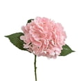thumbnail image 2 of 20in Pink Hydrangea Artificial Flowers Latex Real Touch Fake Hydrangeas Bouquet Large Faux Flower for Home Table Centerpieces Wedding Garden Party Halloween Decoration, 2 of 9