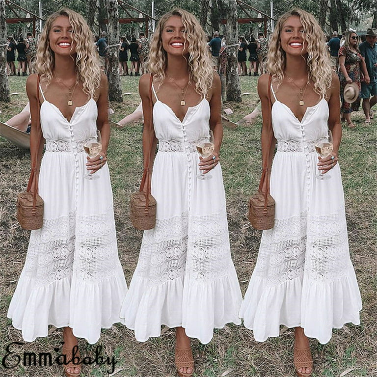 Women Party Dress Ladies Dresses Occasions Summer White Festival Clothing
