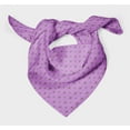 thumbnail image 3 of Bimba Purple Cross & Geometric Pure Silk Printed Head Bandanas Summer Neck Wrap Scarf 40 x 40 Inches, 3 of 6