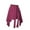 Wine, variant on Summer Saving! Ashirexll Summer Skirts for Women, Skirts for Women Trendy, Summer Fashion Women's Oversized Irregular Shape Midi Skirt Solid Color Pleated Flowy Mid-Length Skirt