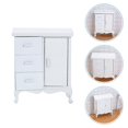 thumbnail image 3 of Wooden Bookshelf Kit Mini Small Furniture Pretend Play Toy Mini Wooden Cabinet Cupboard Closet Ornaments, 3 of 4