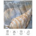thumbnail image 7 of Ocean Shell Bed Skirt California King Size 16" Drop Coastal Spray Retro Beach Ruffled Wrap Around Bed Skirts Adjustable Elastic Bedskirt Dust Ruffle for California King Size Bed, 7 of 7