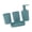 Blue, variant on Modern Bathroom Accessories Set 4 Piece Press Bottle Toothbrush Organized Storage