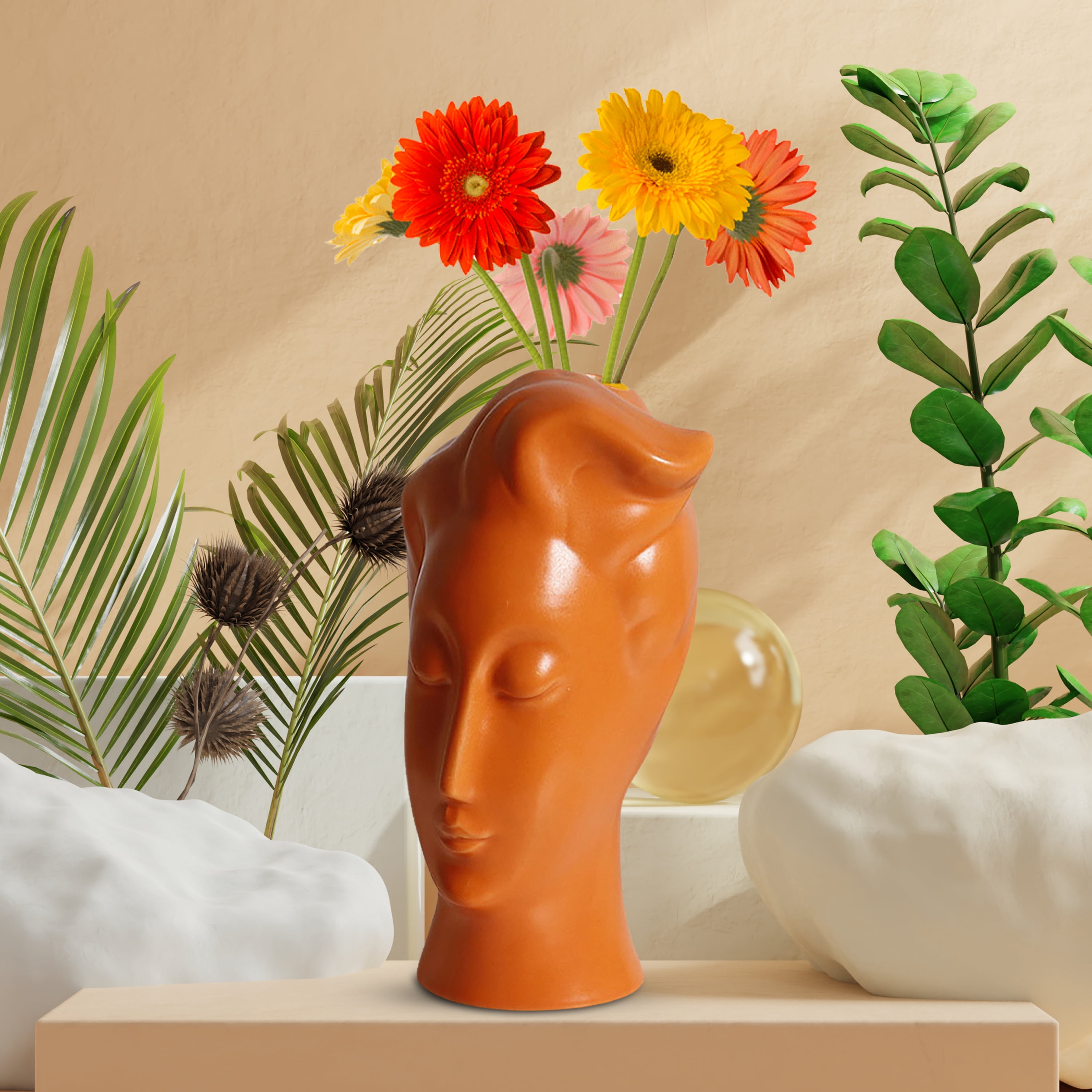 Vimonus Miniature Handmade Ceramic Vase Durable and Modern Flower