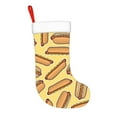 thumbnail image 2 of Disketp Hot Dogs Christmas Stockings, Xmas Stocking for Family Holiday Season Décor, Personalized Holiday Indoor Decorations, 2 of 7