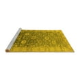 thumbnail image 2 of Ahgly Company Machine Washable Indoor Rectangle Oriental Yellow Traditional Area Rugs, 3' x 5', 2 of 4