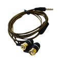 thumbnail image 1 of Methold Conector de 3,5 mm para auriculares en la oreja Cableado Micrófono de graves pesados ​​Auriculares de línea anticongelante tejidos de Teléfono y Comunicación oro, 1 of 4