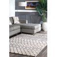 thumbnail image 2 of nuLOOM Barbara Moroccan Shag Runner Rug, 2' 8" x 8', Beige, 2 of 2