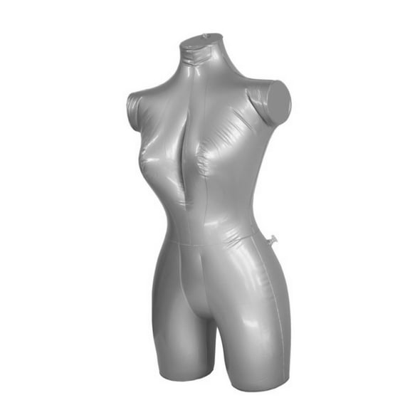 Inflatable Female Mannequin Half Body Torso Top Shirt Dress Form Clothing Display Model