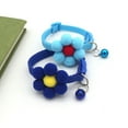 thumbnail image 3 of Flower Dog Collar Breathable Pet Supplies Floral Dog Collar with Bell for Dog, 3 of 7