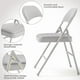 thumbnail image 4 of Yeshouse juego de 4 sillas plegables de metal, cojín y respaldo acolchados, estructura resistente, apilables y portátiles, 350 lb capacidad, interior/exterior, 4 of 8
