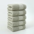 thumbnail image 2 of Yhmxh Luxury Hand Towels for Bathroom, Cotton Turkish 5 Piece Hand Towel Set, 600 GSM Hand Face Towels for Kitchen, 14"X28" Quick Dry Soft and Absorbent Turkish Towel for Gym, Shower and Spa, 2 of 6