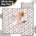thumbnail image 4 of White Christmas Santa Pattern Toddler Nap Mats for Kids Preschool,50"x20" Sleeping Mat Bag or Kids,Toddler Sleeping Bag,Toddler Nap Mat or Daycare, 4 of 6
