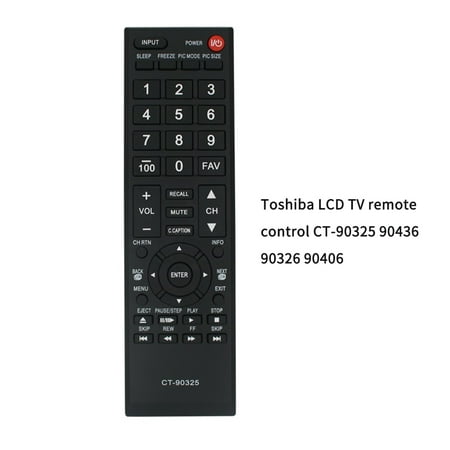 Universal Remote Control CT-90325 for Toshiba TVs Replacement Remote for All Toshiba LCD LED 3D HDTV 4K UHD Smart TV Remotes
