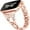 rose gold, variant on LEIXIUER Women Diamonds Metal Stainless Steel Wristbands Compatible with Apple Watch Band 41mm 40mm 38mm 49mm 45mm 44mm 42mm, Adjustable Bling Metal Straps for iWatch Series 9 8 7 6 5 4 3 2 1 SE Ultra