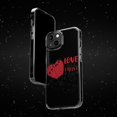 thumbnail image 6 of DistinctInk Clear Hybrid Case for Apple iPhone 15 Plus (6.7" Screen) - Love All Trust Few - Slim Profile Design, 6 of 9