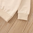 thumbnail image 4 of VNKIDY Toddler Kids Crew Neck Long Sleeve Pumpkin Letter Floral Embroidery Soft Loose Fall Halloween Pullover Sweatshirt Tops For Boys Girls Stylish Pullover 6-12 Months, 4 of 8