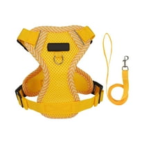 Nebwoak Reflective Dog & Cat Harness, Breathable Adjustable Pet Harness for Outdoor Walking, Secure Comfortable No-Pull Vest with Reflective Strips for Small to Medium Pets