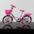 thumbnail image 4 of Miniature Bicycle Model Toy Alloy Plastic Downhill Mountain Bike Toys Gifts for Boys Black-red, 4 of 5
