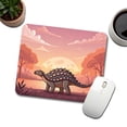 thumbnail image 3 of Ankylosaurus Sunset Dinosaur Mouse Pad Low Profile Gaming Mat, 3 of 7