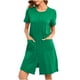 thumbnail image 2 of Batas de invierno para mujer, camisón cálido y camisón de invierno con cremallera y bolsillos, pijama holgado para mujer., 2 of 8